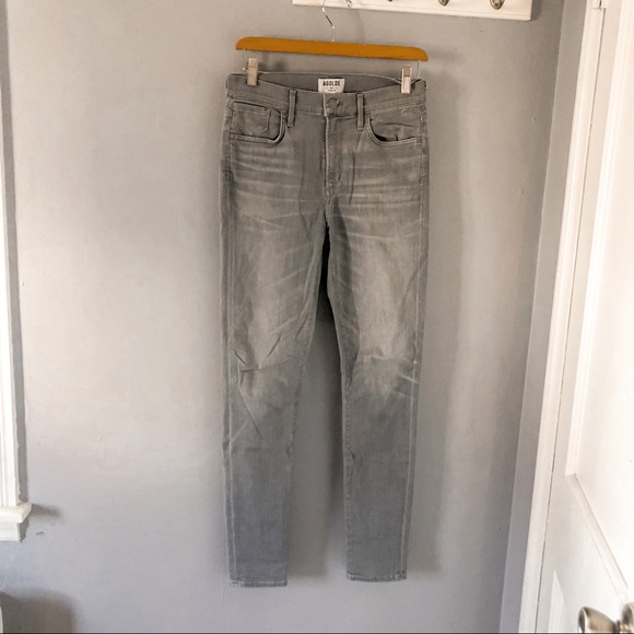 Agolde Sophie High Rise Skinny Jeans Gray 28 - Picture 2 of 9